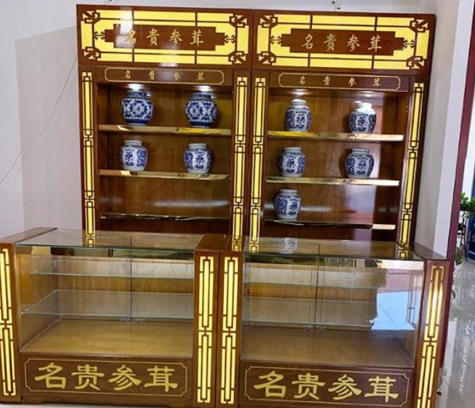 运城名贵参茸展柜
